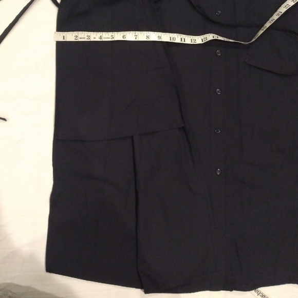 NWT Zara Navy Voluminous Poplin Dress Sz XXL - Picture 11 of 11